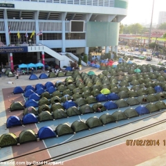 Huppis Begegnung mit Suthep Thaugsuban in Bangkok, 07.02.2014