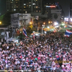 Huppis Begegnung mit Suthep Thaugsuban in Bangkok, 07.02.2014