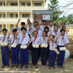 Perspektive fürs Leben e.V. verleiht jährlich Förderpreise an der Tan Loi Thanh Secondary School im Mekong-Delta