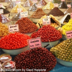 Markt in Ayutthaya Thailand