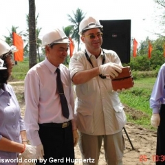 Von der Planung bis zur feierlichen Eröffnung am 24. Januar 2008: Die Tan Loi Thanh Secondary School im vietnamesischen Mekong-Delta