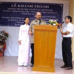 Von der Planung bis zur feierlichen Eröffnung am 24. Januar 2008: Die Tan Loi Thanh Secondary School im vietnamesischen Mekong-Delta