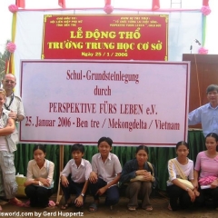 Von der Planung bis zur feierlichen Eröffnung am 24. Januar 2008: Die Tan Loi Thanh Secondary School im vietnamesischen Mekong-Delta