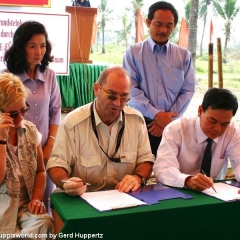 Von der Planung bis zur feierlichen Eröffnung am 24. Januar 2008: Die Tan Loi Thanh Secondary School im vietnamesischen Mekong-Delta