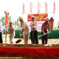 Von der Planung bis zur feierlichen Eröffnung am 24. Januar 2008: Die Tan Loi Thanh Secondary School im vietnamesischen Mekong-Delta