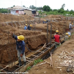 Von der Planung bis zur feierlichen Eröffnung am 24. Januar 2008: Die Tan Loi Thanh Secondary School im vietnamesischen Mekong-Delta