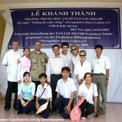 Von der Planung bis zur feierlichen Eröffnung am 24. Januar 2008: Die Tan Loi Thanh Secondary School im vietnamesischen Mekong-Delta