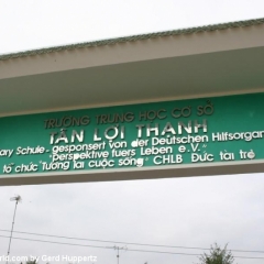 Von der Planung bis zur feierlichen Eröffnung am 24. Januar 2008: Die Tan Loi Thanh Secondary School im vietnamesischen Mekong-Delta