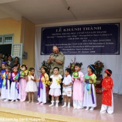 Von der Planung bis zur feierlichen Eröffnung am 24. Januar 2008: Die Tan Loi Thanh Secondary School im vietnamesischen Mekong-Delta