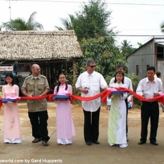 Von der Planung bis zur feierlichen Eröffnung am 24. Januar 2008: Die Tan Loi Thanh Secondary School im vietnamesischen Mekong-Delta