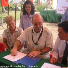 Von der Planung bis zur feierlichen Eröffnung am 24. Januar 2008: Die Tan Loi Thanh Secondary School im vietnamesischen Mekong-Delta