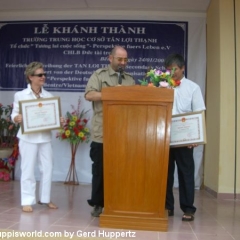 Von der Planung bis zur feierlichen Eröffnung am 24. Januar 2008: Die Tan Loi Thanh Secondary School im vietnamesischen Mekong-Delta