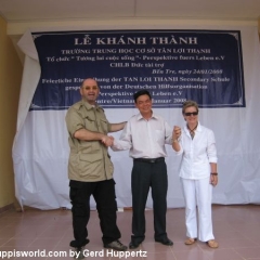 Von der Planung bis zur feierlichen Eröffnung am 24. Januar 2008: Die Tan Loi Thanh Secondary School im vietnamesischen Mekong-Delta