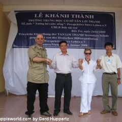 Von der Planung bis zur feierlichen Eröffnung am 24. Januar 2008: Die Tan Loi Thanh Secondary School im vietnamesischen Mekong-Delta