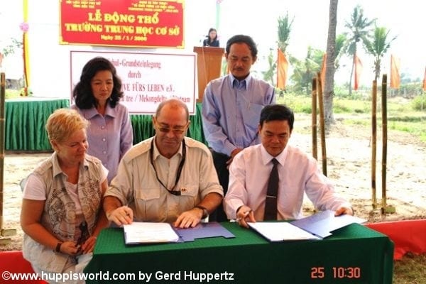 Projekt Schulbau MekongDelta/Vietnam 2008